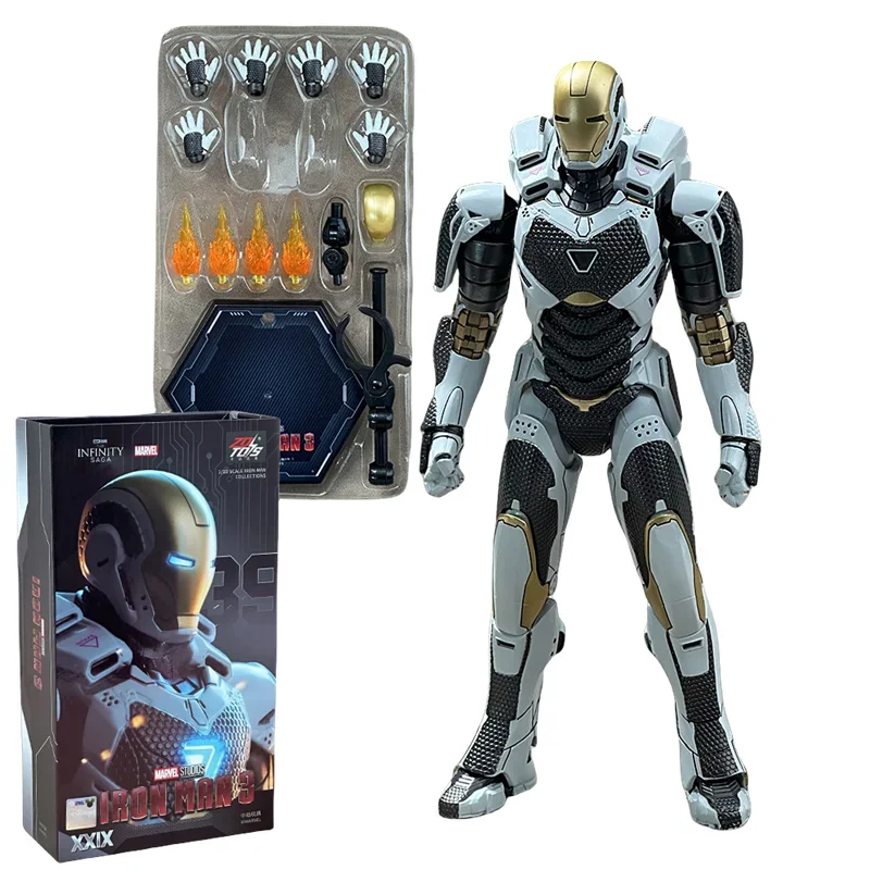 Figurki akcji ZD Toys Iron Man Blacklash Series 1/10 MK33 MK39 MK17 MK21 - Model Statuetki Filmowej dla Dorosłych Kolekcjonerów i na Prezent
