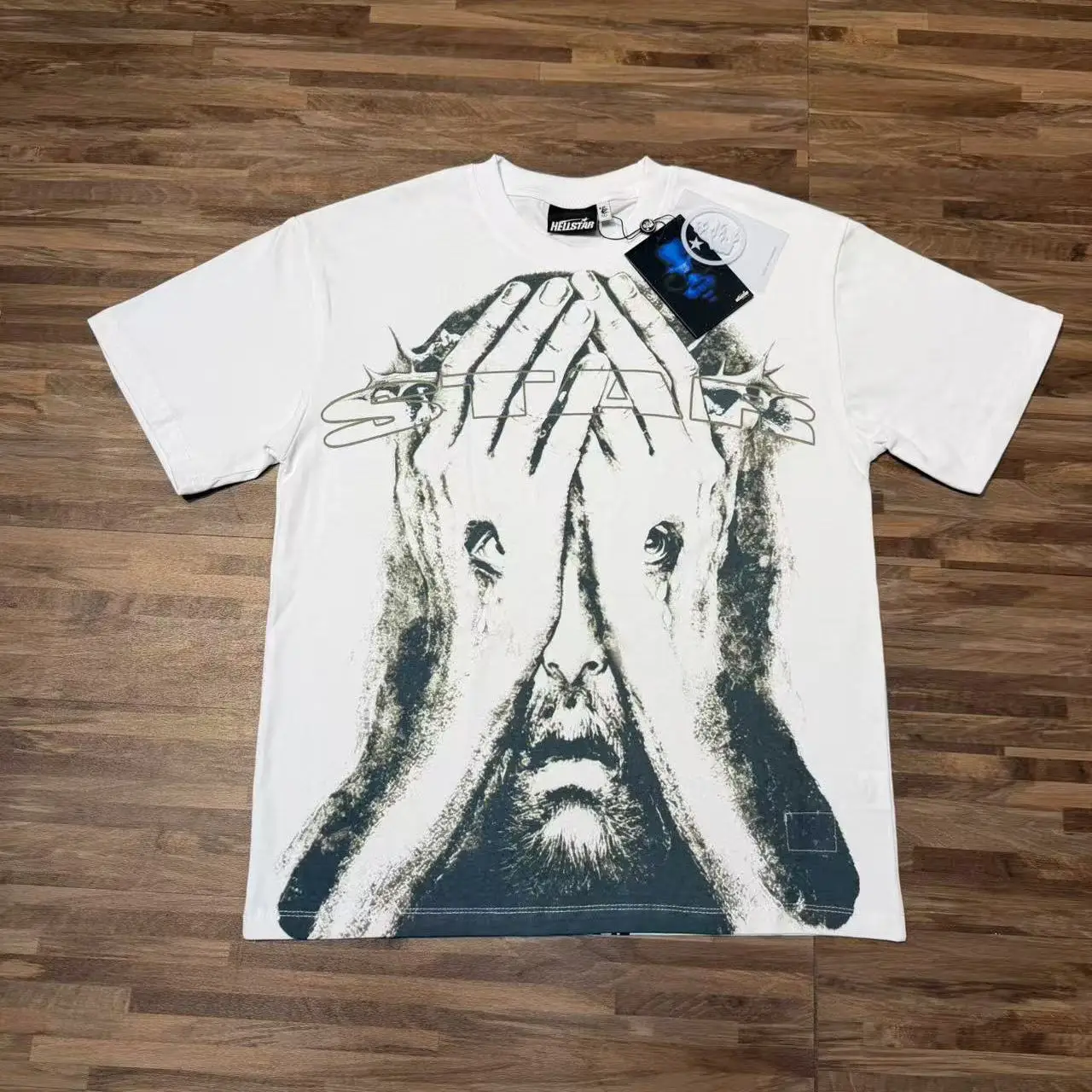 American Style Retro Print Cotton T-Shirt round Neck Short Sleeve High Street Hip Hop Quality Unisex Basic Fit Citywalk Wear