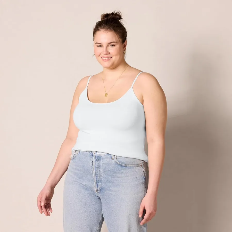 Confezione da 4 canottiere slim fit da donna