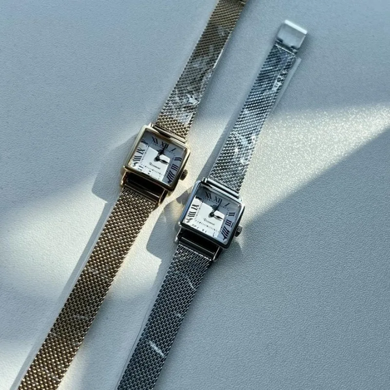 

2025 Vintage Rose Gold Ladies Watch, Switzerland Style Art Dial Quartz Waterproof Wristwatch, Elegant Christmas Gift for Women