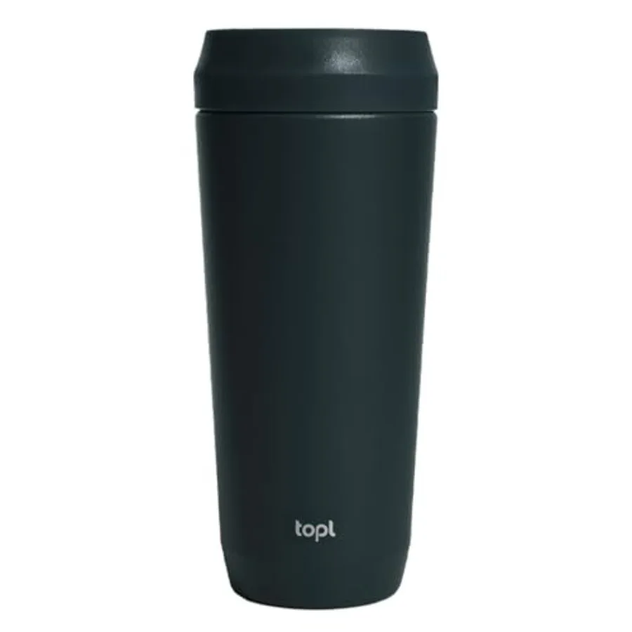 

To Go Coffee Cup Insulated Travel Coffee Mug with 360° Leak‑Safe Lid, Stainless Steel Coffee Tumbler for Hot/Cold, Spill‑Resist