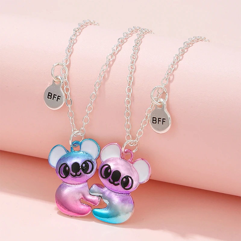 Lot De 2 Ensembles De Bijoux Enfant COACOM – Dessins Animés, 7 Pièces, Pour Fête Et Quotidien