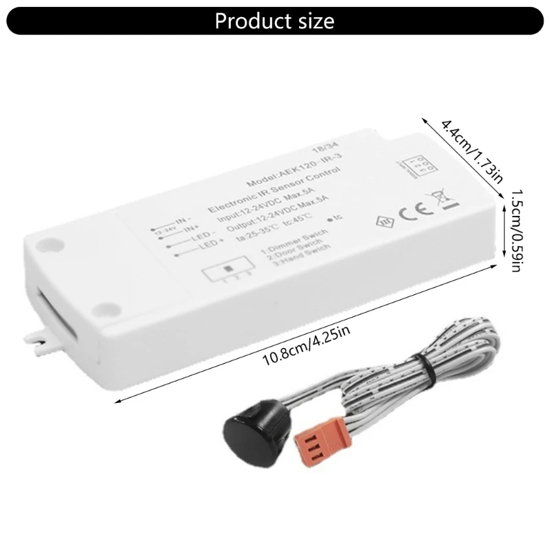12/24V Tay Sweepping cảm biến chuyển đổi công tắc đèn kiểm soát cửa phát hiện KXRE KXRE