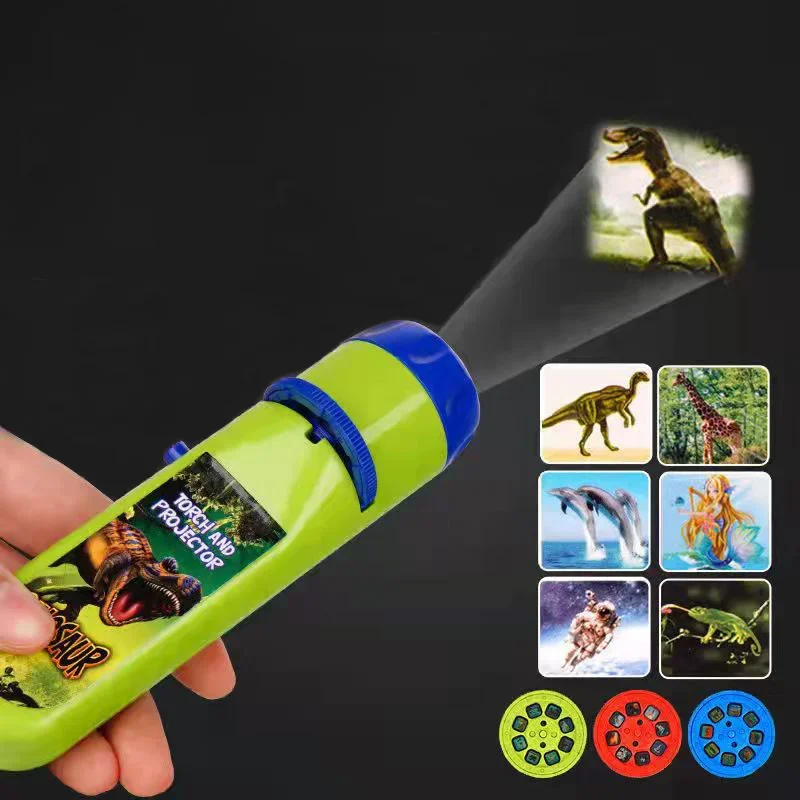 

Светящийся проектор динозавра, детские игрушки, мини-проекционная лампа, детские животные, русалка, светящийся проекционный фонарик, игрушки