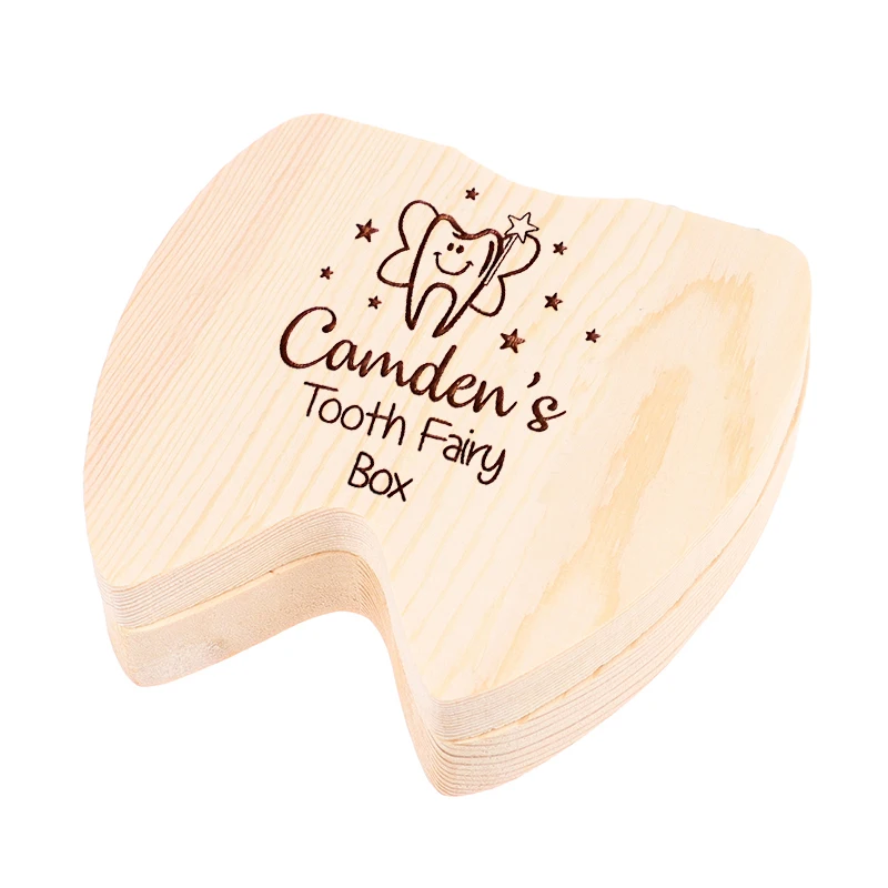 

Custom Wooden Tooth Fairy Box Personalized Wooden Tooth Box Child's Tooth Box Engraved Tooth Box Keepsake Box