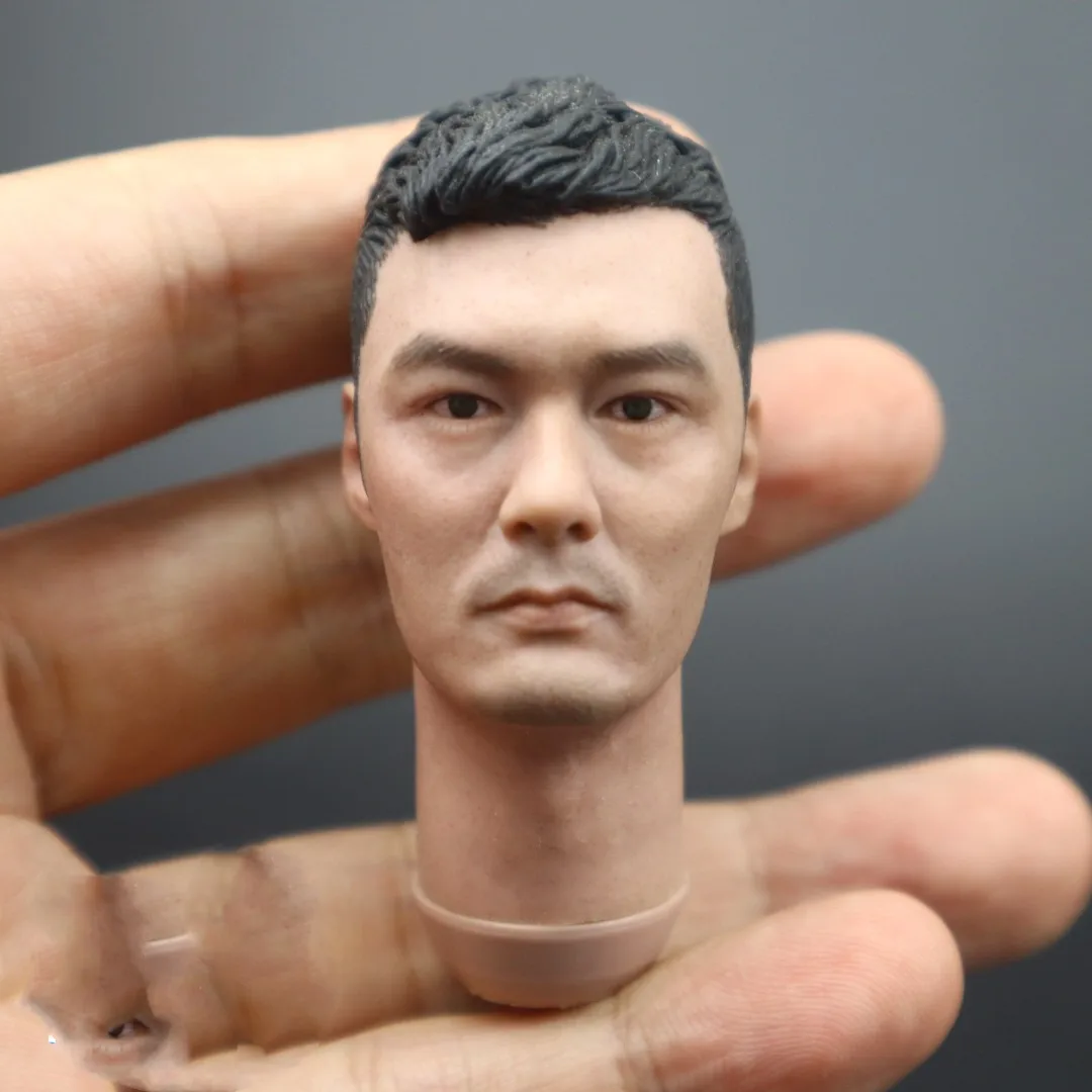 

Shawn Yue1/6 Масштаб Мужская голова резьба Азия певец ActorModel для 12 дюймов солдат экшн-фигурки коллекционные игрушки