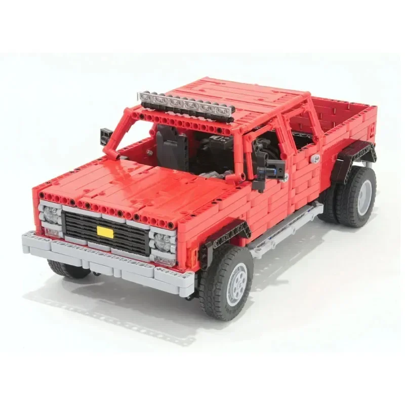 MOC-139913 أحمر جديد RC سيارة رياضية سباق اللبنات نموذج 1637PartsMOC الإبداعية بنين أطفال عيد ميلاد اللبنات لعبة الهدايا #3