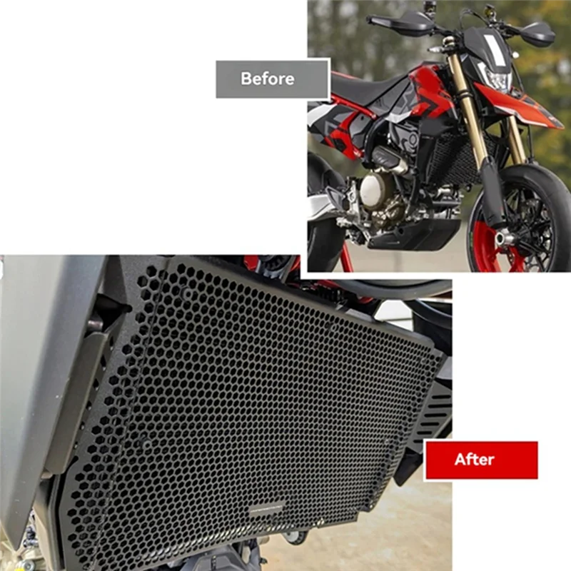 

NEW-Motorcycle Radiator Guard Cooler Cover For Ducati Hypermotard 698 Motorcycle Accessories
