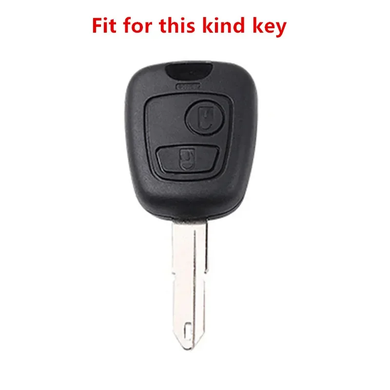 For Citroen C1 C4 For Peugeot 106 107 206 207 306 307 406 407 Auto Shell Fob Protector TPU car Remote Key Case Cover Accessories