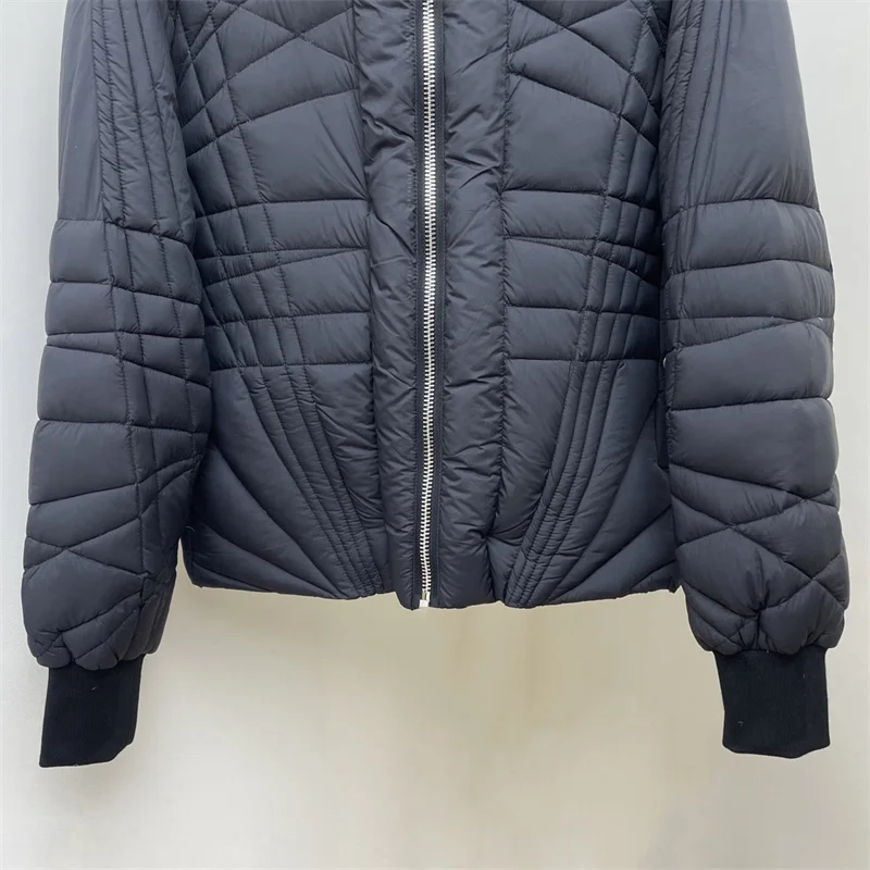 Dames winterjas Nieuw 90 ganzendons gevuld donsjack voor de winter 2025, gewatteerde donsjas met honkbalkraag, y2k donsjassen