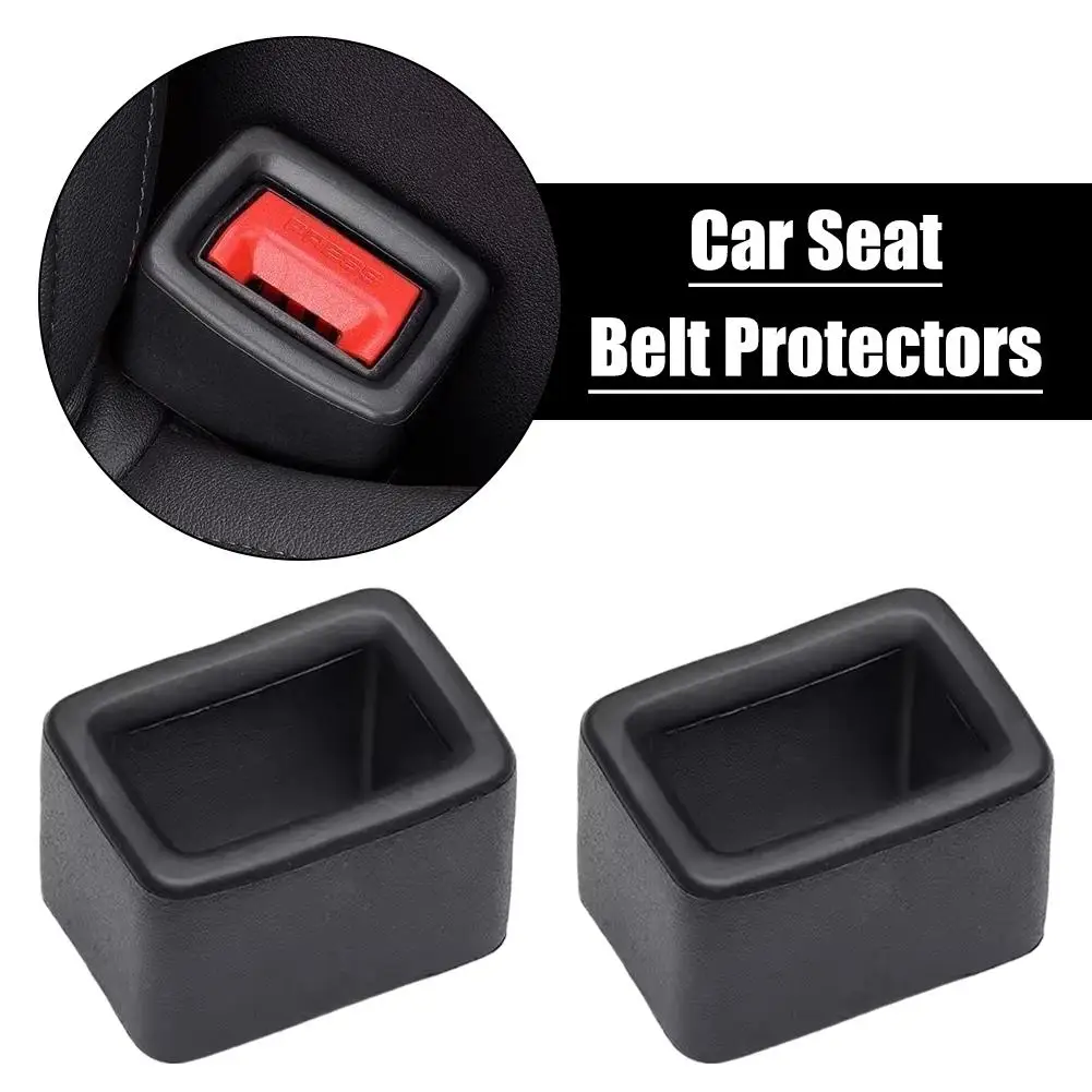 مقعد السيارة حزام مشبك غطاء العالمي حزام أمان السيارة خدش ملحق حامي مكافحة المقبس حزام الأمان زر سيارة مرساة Int O0M6 #1