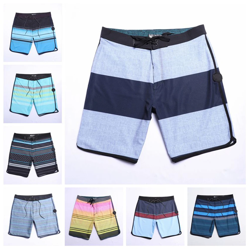 New Fashion Trend Brand Beach Shorts For Men Bermuda Shorts Waterproof Quick-drying Swimwear Casual Diving Surfing Boardshorts