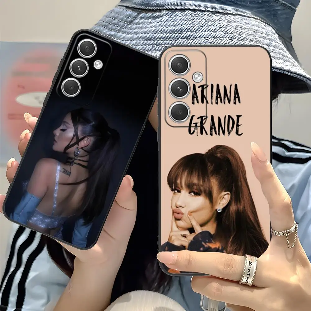 Ariana grande caso de telefone celular para samsung galaxy s25 s24 s23 s22 s21 s20 note20 plus fe ultra cor capa luxo