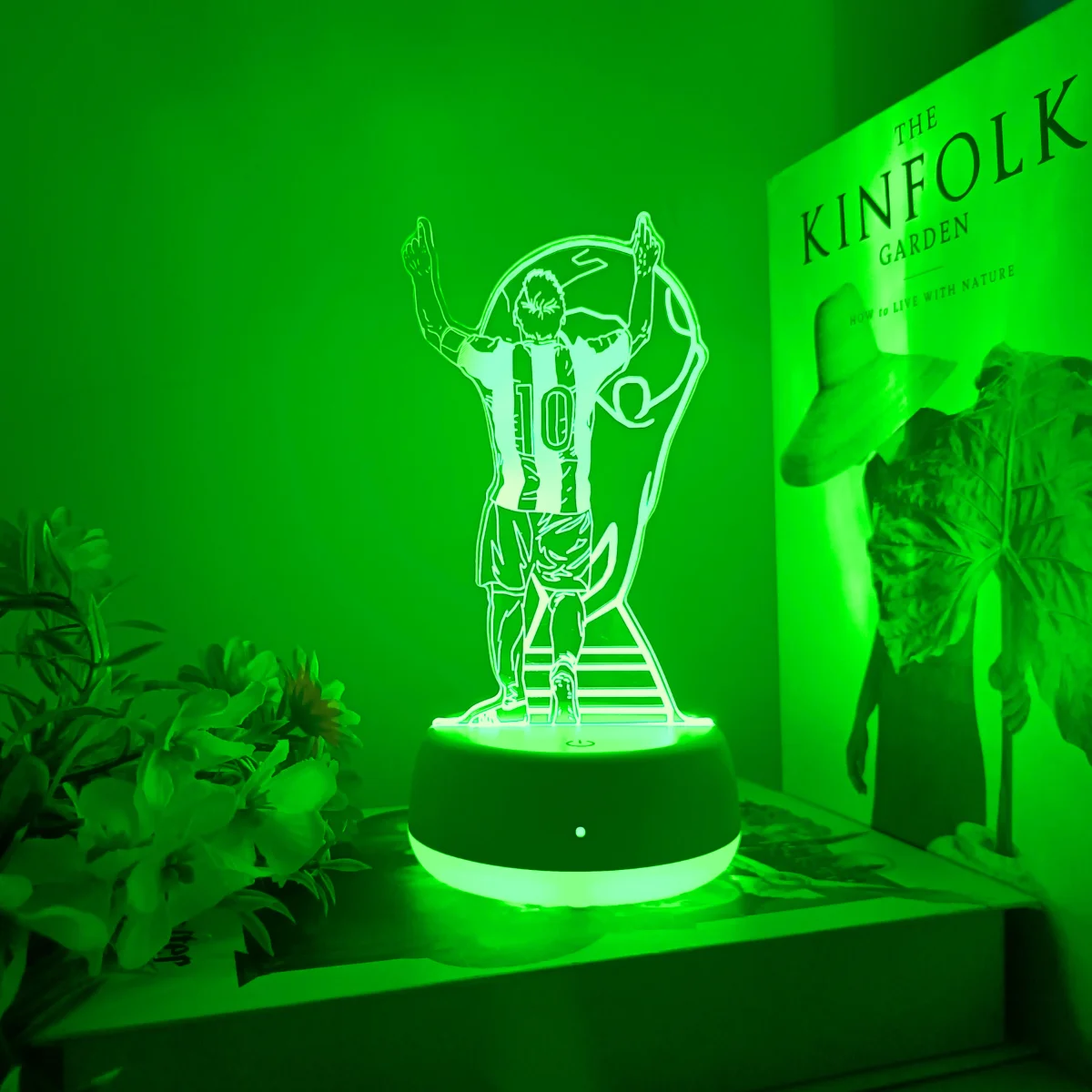 1pc modern creative LED couple themed night light, touch switch, home decoration light, emotional warming gift.