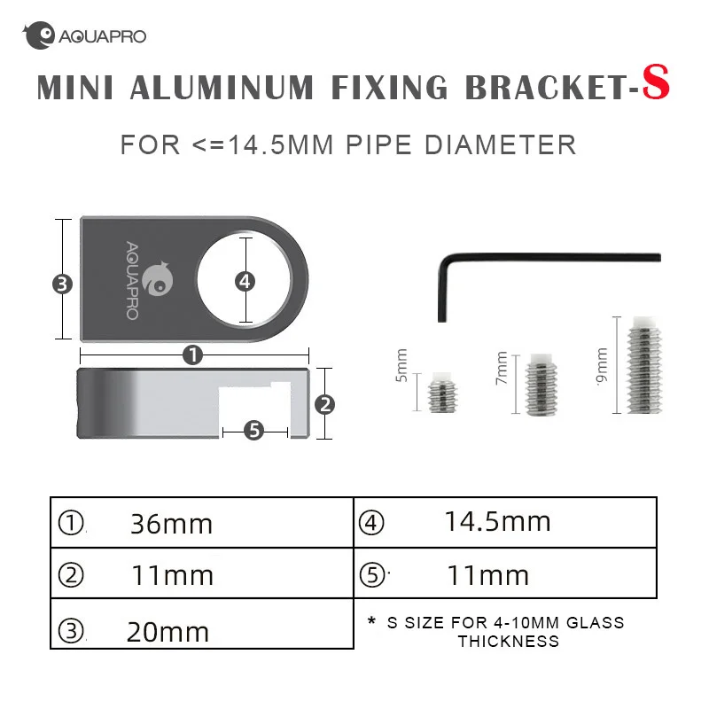 Mini Aluminum Alloy Holder Aquarium Fixing Bracket Aquatic Fish Plant Tank Feeding Clamps Water Filters Pipe Accessory Filtro