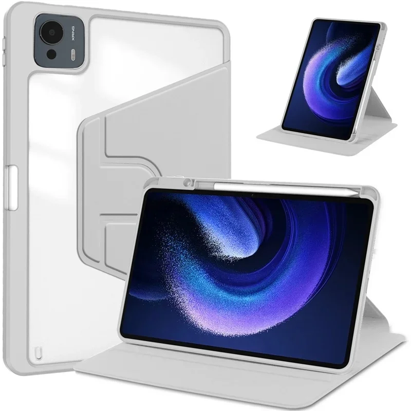 

Чехол для Honor Magic Pad 3 с держателем для ручек, вращающийся на 360 градусов акриловый чехол-подставка для планшета Honor MagicPad 3 Magicpad3 Coque 13,3 дюйма