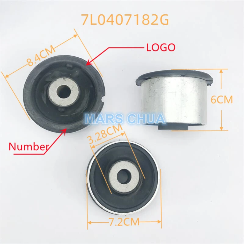 Kit de brazo de Control de suspensión inferior izquierda, eje trasero para Q7 Cayenne Touareg, 7L0407183A, 7l04407182g, 7L0412333A, 7L0407077