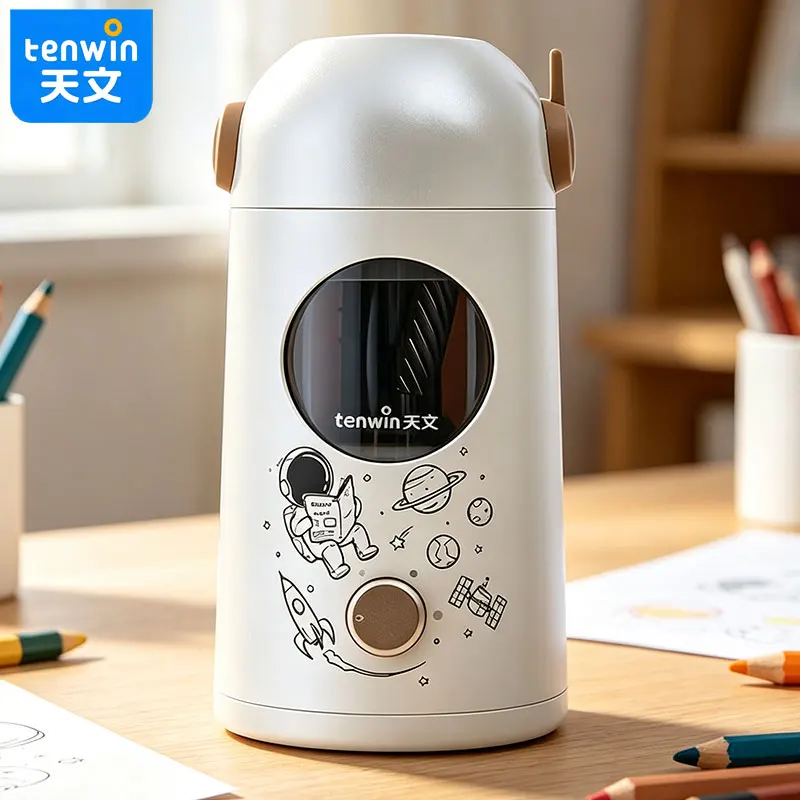 tenwin-campus-home-use-dual-purpose-pencil-sharpener-intelligent-speed-control-multiple-pen-tip-adjustment-settings