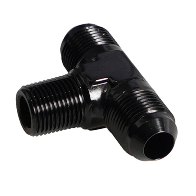 3 in 1 Pipe Adapter Lighweight Metal Junction Coupler Adapter AN4 to 1/8NPT/AN6 to 1/4 NPT/AN8 to 3/8 NPT/AN10 to 1/2NPT