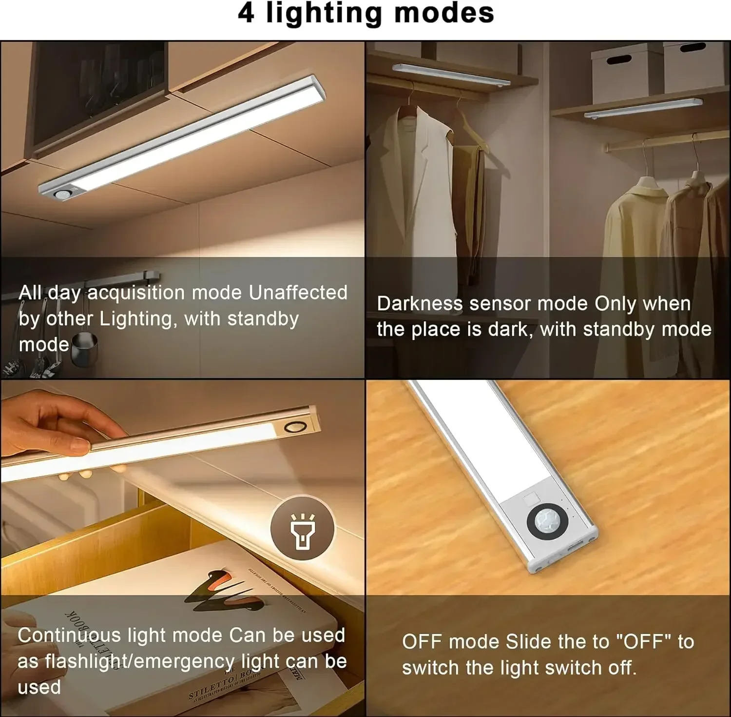 Xiaomi Draadloze LED-nachtlampje Strip Bewegingssensor USB Oplaadbare Kastlamp Timing Afstandsbediening Voor Slaapkamer Bedverlichting