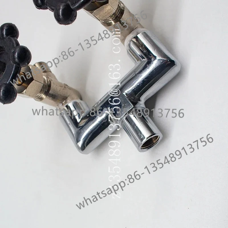 Steam generator boiler iron single and double outlet valves boiler connection iron vent valve factory direct sales