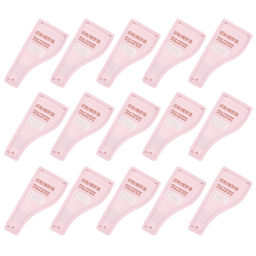 

Breast Milk Carrier Bag Sealed Powder Baby Container Breastmilk Bags Storage Pink Plastic