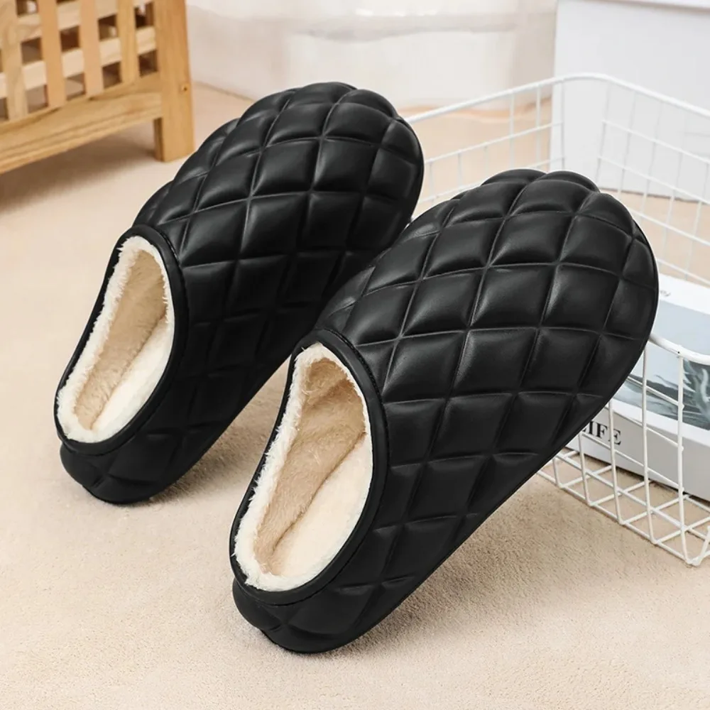 

Soft Warm Winter Slippers for Men Women Size 36 45 Non Slip Comfortable Indoor House Shoes Extra Large