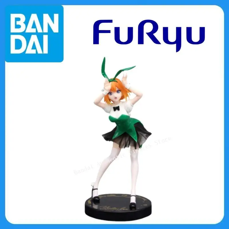 In Stock Genuine FuRyu Eiga Gotoubun No Hanayome Nakano Yotsuba Trio-Try-iT Figure Color Bunny Ver Anime Cartoon Model Toys