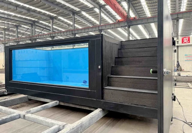 Large Outdoor Adults' Family Swimming Pool with Fiberglass Equipment for Outdoor Pools & Tools & Accessories