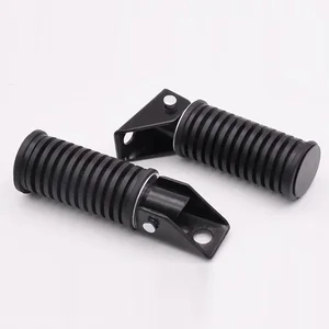 1 pasang Pijakan Kaki Belakang Sepeda Motor Pasak Kaki Sepeda Motor Kompatibel dengan Suzuki GS125 GN125 Aksesori Sepeda Motor Motocross Pedal 12 pasak penjualan terbaik - №
