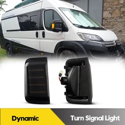 2x Canbus LED Side Mirror Lights Turn Signal Lamps For Fiat Ducato Peugeot Boxer Citroen Jumper Opel Movano Dodge Ram Promaster