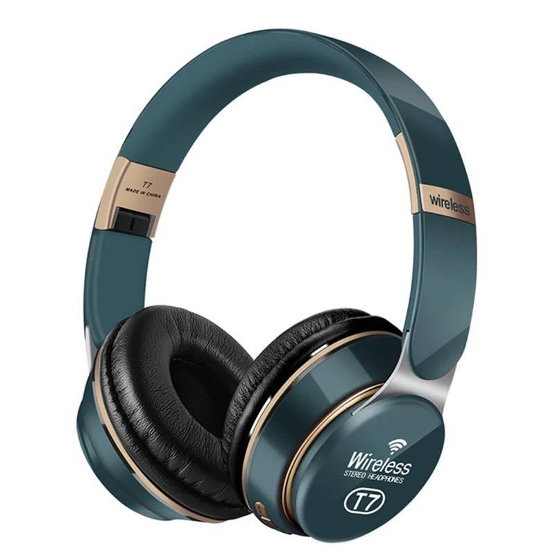 Écouteurs stéréo hi-fi, Bluetooth, casque de musique, TF et Support carte SD avec Micro pour tablette Huawei Xiaomi iPhone Samsung