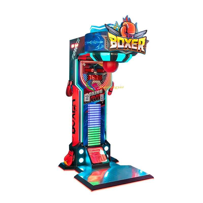 Boxing vent decompression video game equipment large coin commercial activities Internet celebrity boxing game machine