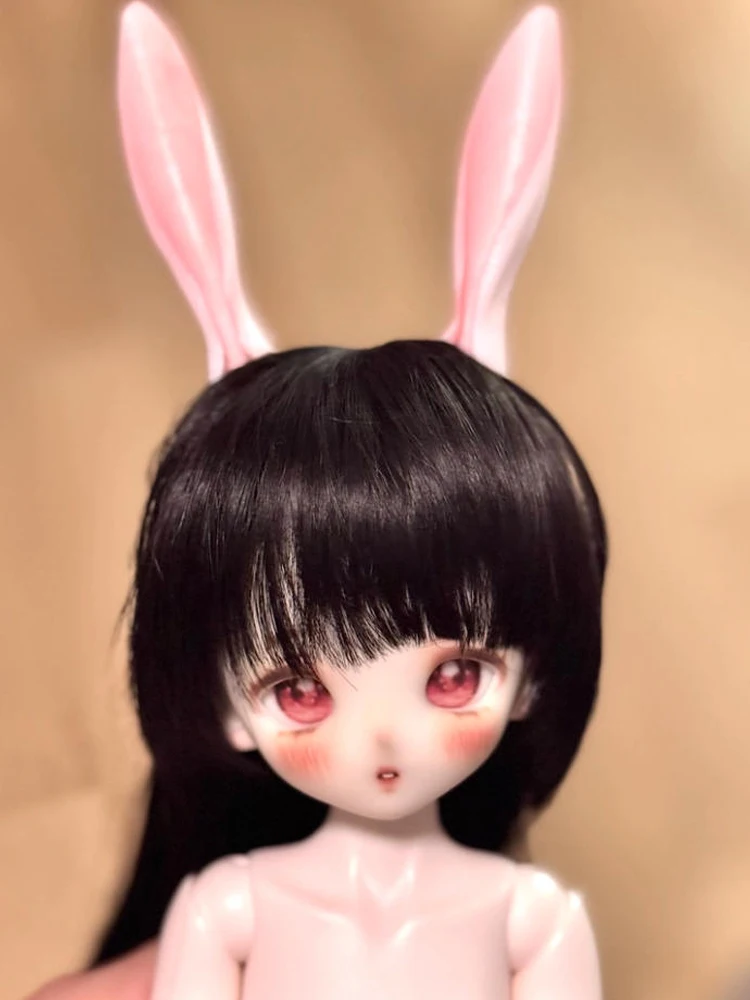 D09-P937 Handmade Toy GSC 1/6 1/4 1/3 ID75 BJD Doll Accessories Photo Props Rabbit Ear and Cat Ear 1 Pair
