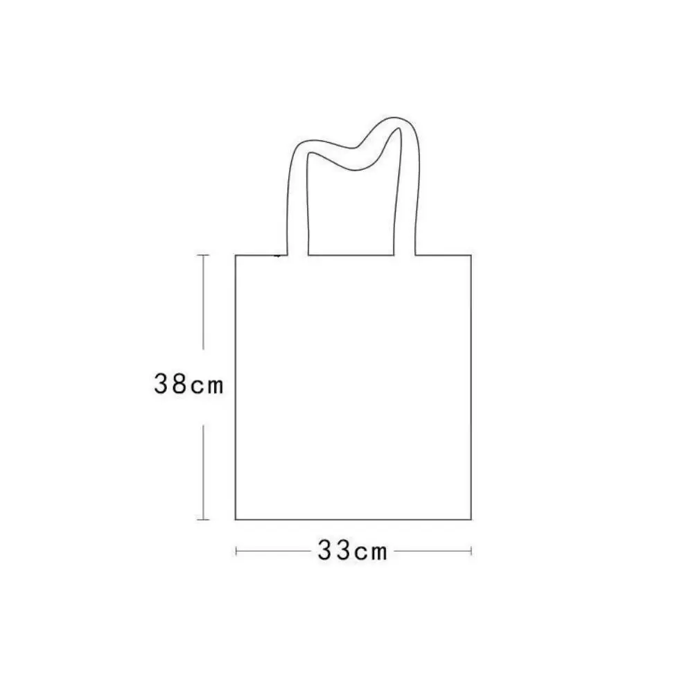 حقيبة قماشية محمولة لطيفة للنساء ، سعة كبيرة ، بسيطة ، كلب ، حقائب تخزين ، موضة