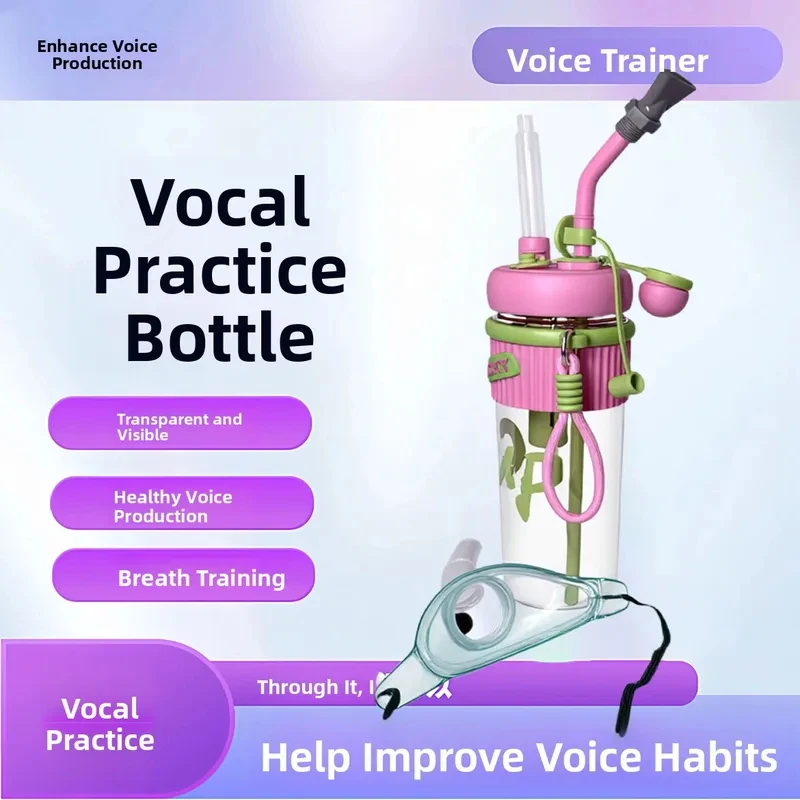 Singing Practice Bottle Portable Vocal Trainer Professional Voice Improvement Music Vocal Practice