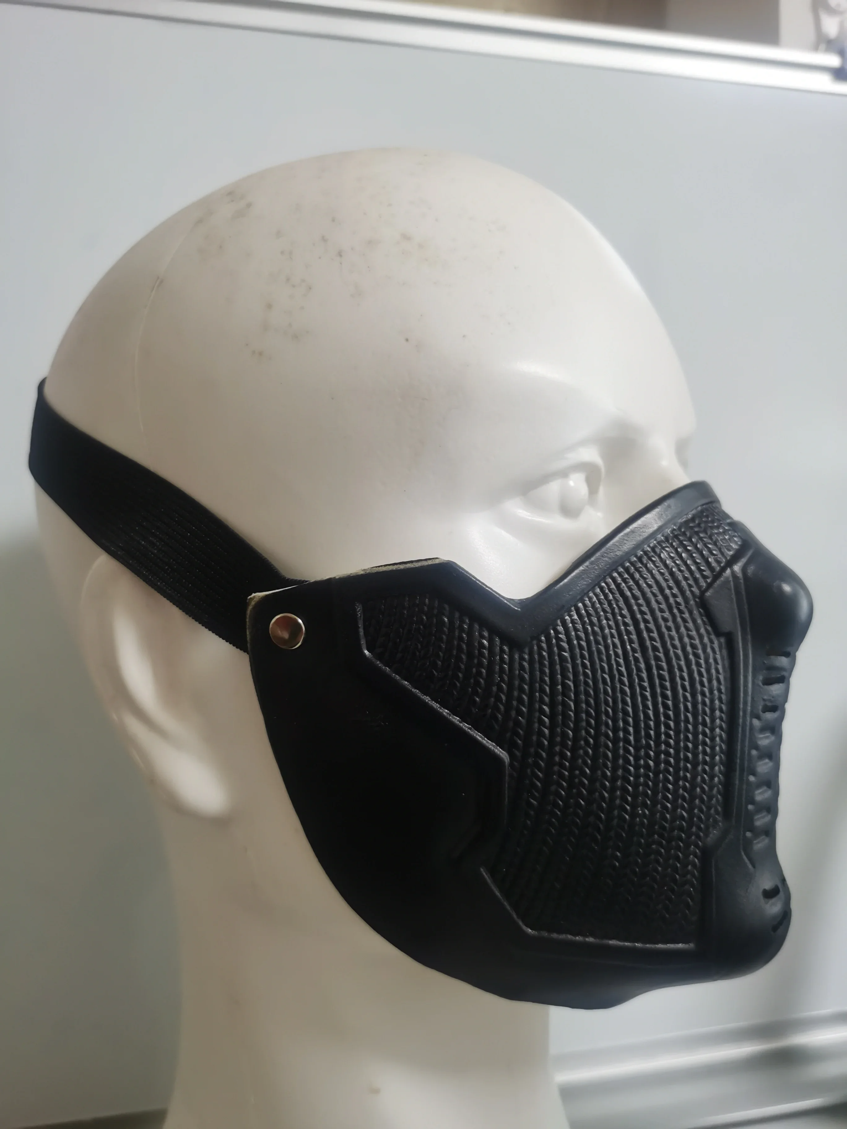 

Super Hero Winter Soldier Cosplay Mask James Buchanan Bucky Barnes Cosplay Latex Mask Halloween Christmas Props Half Face Mask