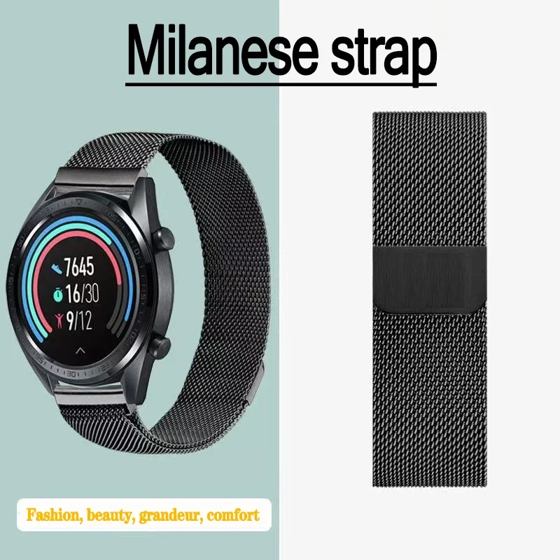 20/22 мм миланский ремешок для Haylou RS4 plus ремешок из нержавеющей стали для Haylou solar plus RT3 RT2 GST lite металлический браслет ремешок для часов