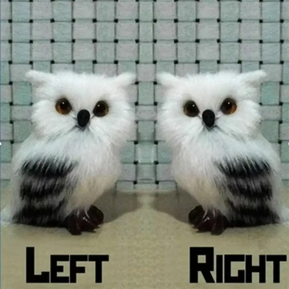 1 Pcs New Simulation Mini Plush Owl Decoration Plush Doll Gift Home Decoration Doll Artificial Owl Ornament Realistic Owl Doll