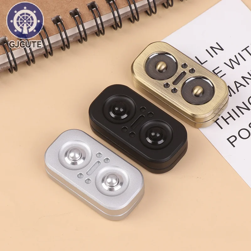 Owl Finger Fidget Slider Magnetic Anxiety Relieving Metal Sensory Push Card Slider Toy ADHD Fidget Slider Toy