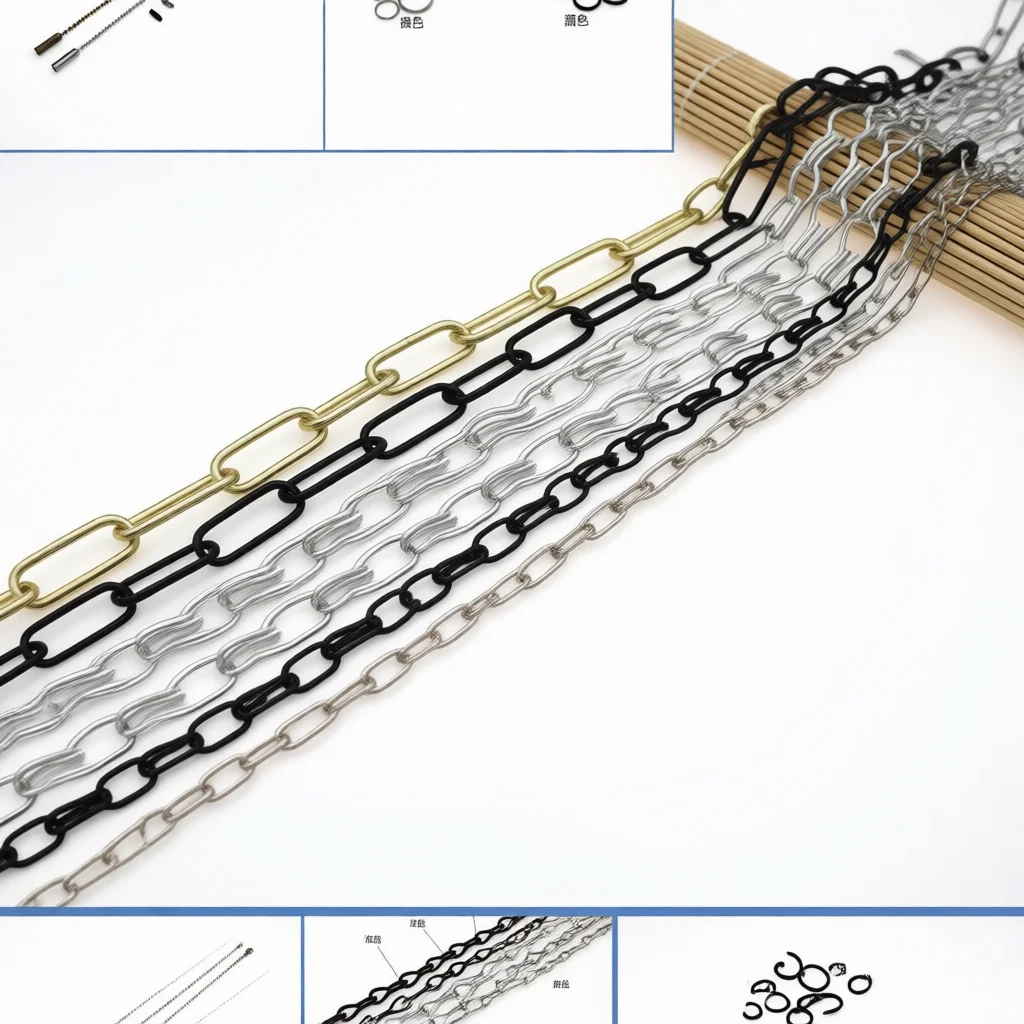 Black Flat Split Key Ring Metal Loop DIY Jewelry Making Connector For Craft Keychain Accessory Bag Pendant Findings
