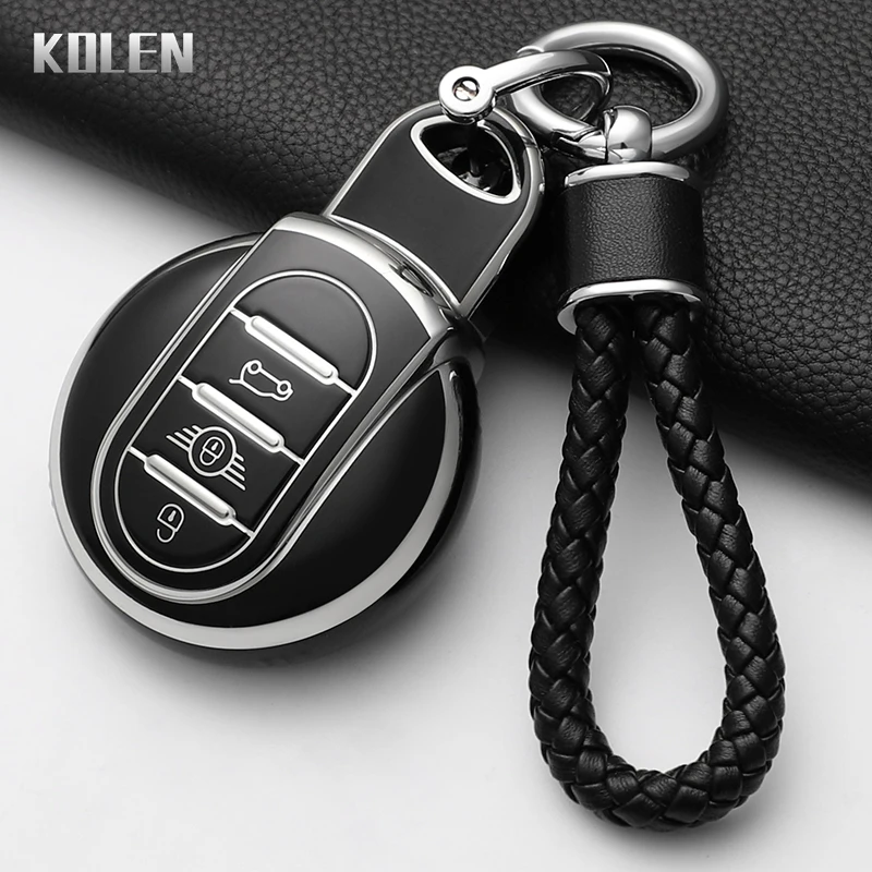 TPU Car Key Case Cover Shell Fob For BMW Mini COOPERS ONE JCW F56 F55 F54 F57 F60 R55 R56 R57 R58 R59 R60 S Roadster Accessories