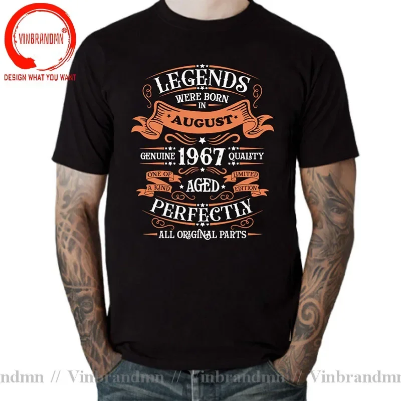 Legends Born in 1967 Aged Perfectly November September October December January Febuary March April May June July August T Shirt