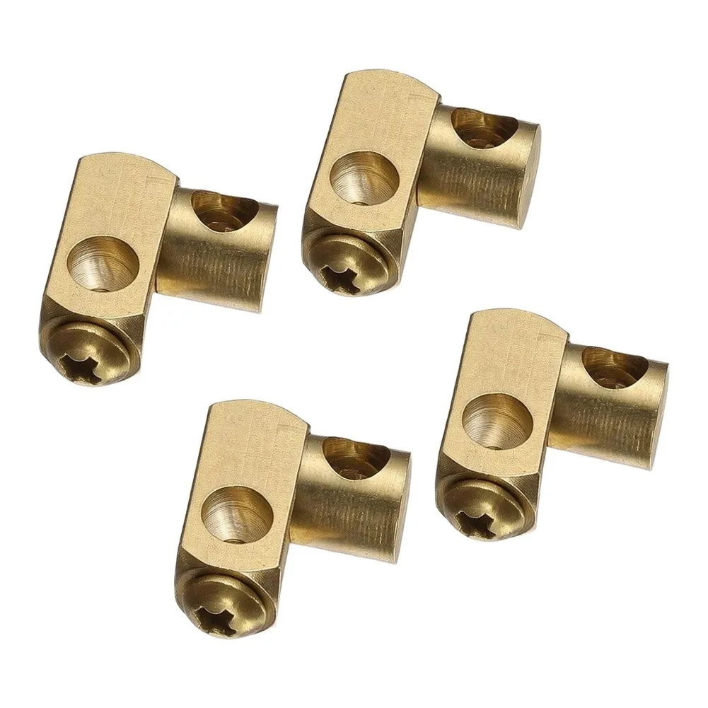 Brass Drain Link Basin Sink Waste Rod 5.2mm Diameter Hole 17x17mm Total Size Rust Proof Material For Daily Sink Use
