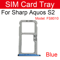 Sim Card Tray For Sharp Aquos S2 FS8010 SIM Card Tray Slot Card Reader Replacement Parts