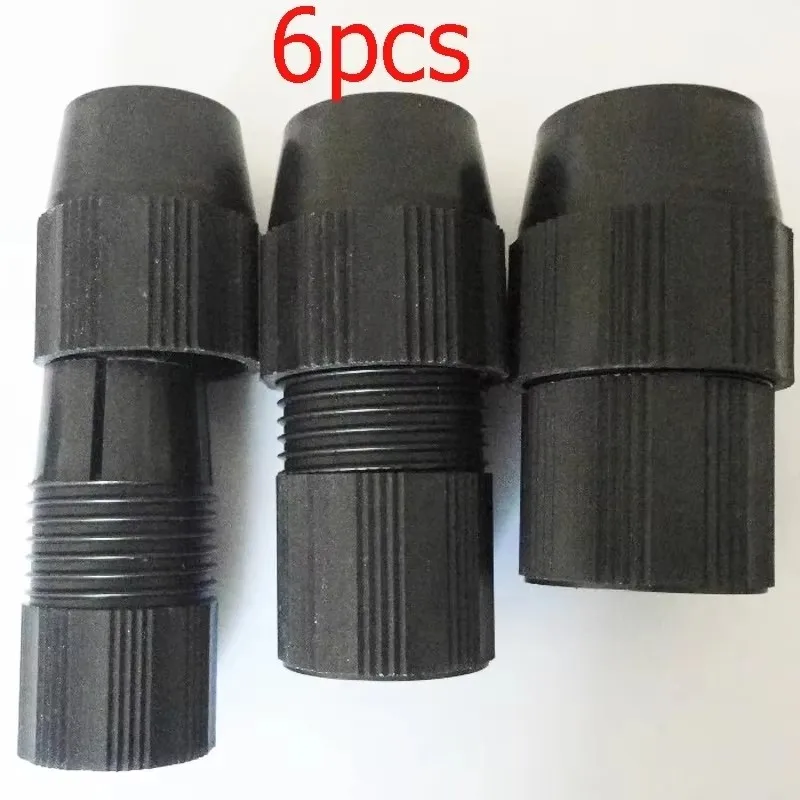 6 Stuks 16-19Mm/31-34Mm Plastic Telescopische Buis Connector Netto Pole Locator Pijp Twist lock Gesp Klem Joint Voor Rc Model Sp