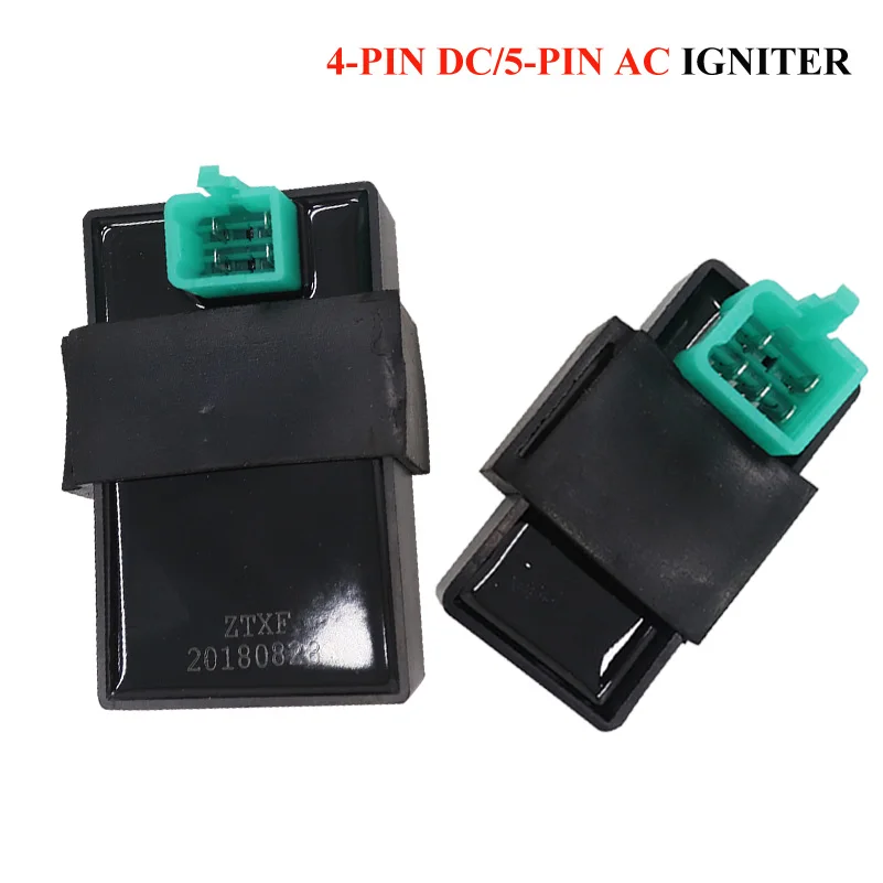 4-Pin 5 Pin Racing CDI Box Ignition For Motorcycle 50cc 70cc 90cc 110cc Scooter ATV Metal Plastic Motorcycle Parts High Quality