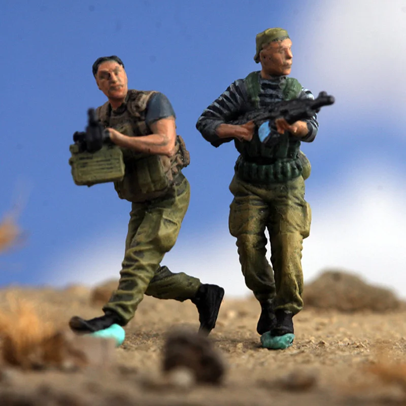 

Масштаб 1:72, смола, солдат Республики Чечни, 2-местная группа, сцена, аксессуар, модель, игрушки для взрослых, классические подарки, дисплей