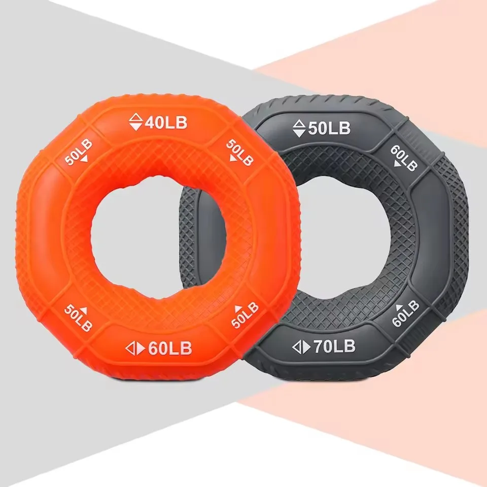 10LB-90LB Silikon-Handkrafttrainer-Ring Fingertrainer Handkraftgriff-Ring Stressabbau Heimsport Workout Fitness Übung – Detail 5
