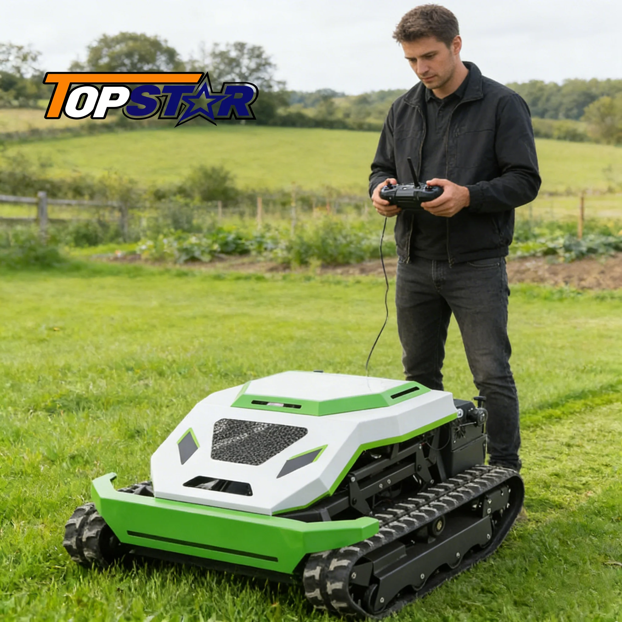 

Adjustable Electric Remote-controlled Bulldozer Snowplow Grass Shredder Lawn Mower Multifunctional Outdoor Garden Machine